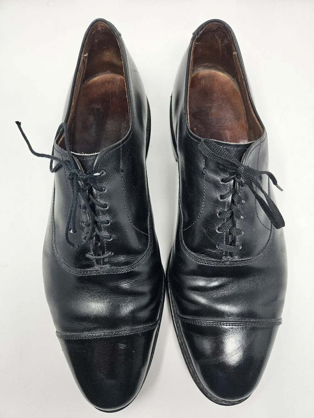 Allen Edmonds Park Avenue Cap Toe Leather Lace Up Oxfords Dress Shoes Men's 10.5